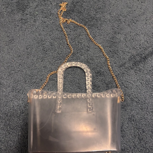 Clear purse with Chain - Picture 3 of 3
